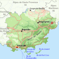 Paysage de Provence Les Adrets-de-l'Estérel
